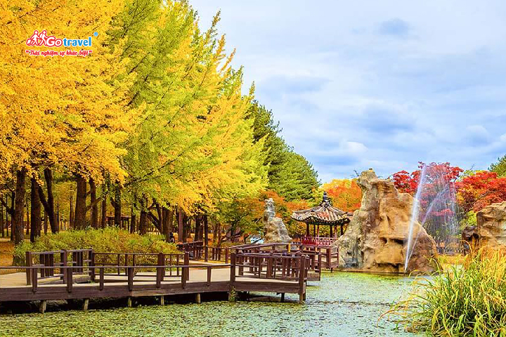 Nami là hòn đảo lãng mạn nhất trong tour du lịch Hàn Quốc