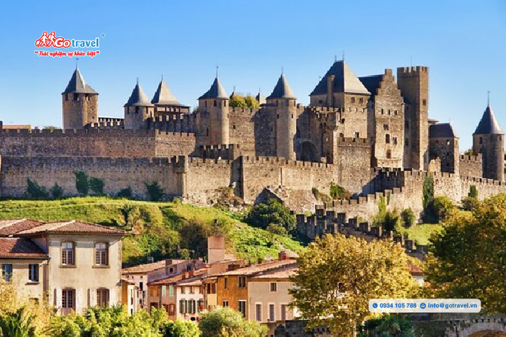 Nét đặc trưng tiêu biểu trong kiến trúc của pháo đài cổ Carcassonne