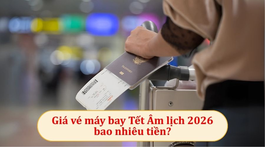 Giá vé máy bay Tết Âm lịch 2026 bao nhiêu tiền?